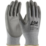 Gants résistants aux coupures G-Tek  PolyKor , Calibre 13, Revêtement Polyuréthane, Enveloppe en Polyéthylène, ASTM ANSI niveau A4/EN 388 niveau 5/EN 388 niveau D