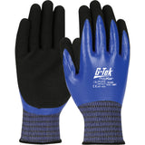Gants résistants aux coupures G-Tek  PolyKor  X7. Calibre 18. Revêtement Nitrile. Enveloppe en Fil technique. ANSI/ISEA 105 niveau 3