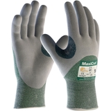 Gants en tissu technique résistant aux coupures ATG MaxiCut , Calibre 15, Revêtement Nitrile, Enveloppe en Fil technique, ASTM ANSI niveau A2/EN 388 niveau 3/EN 388 niveau B