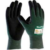 Gants en tricot sans coutures MaxiFlex  Cut  ATG, Calibre 15, Revêtement Mousse de nitrile, Enveloppe en Polyéthylène, ANSI/ISEA 105 niveau 2/EN 388 niveau 2