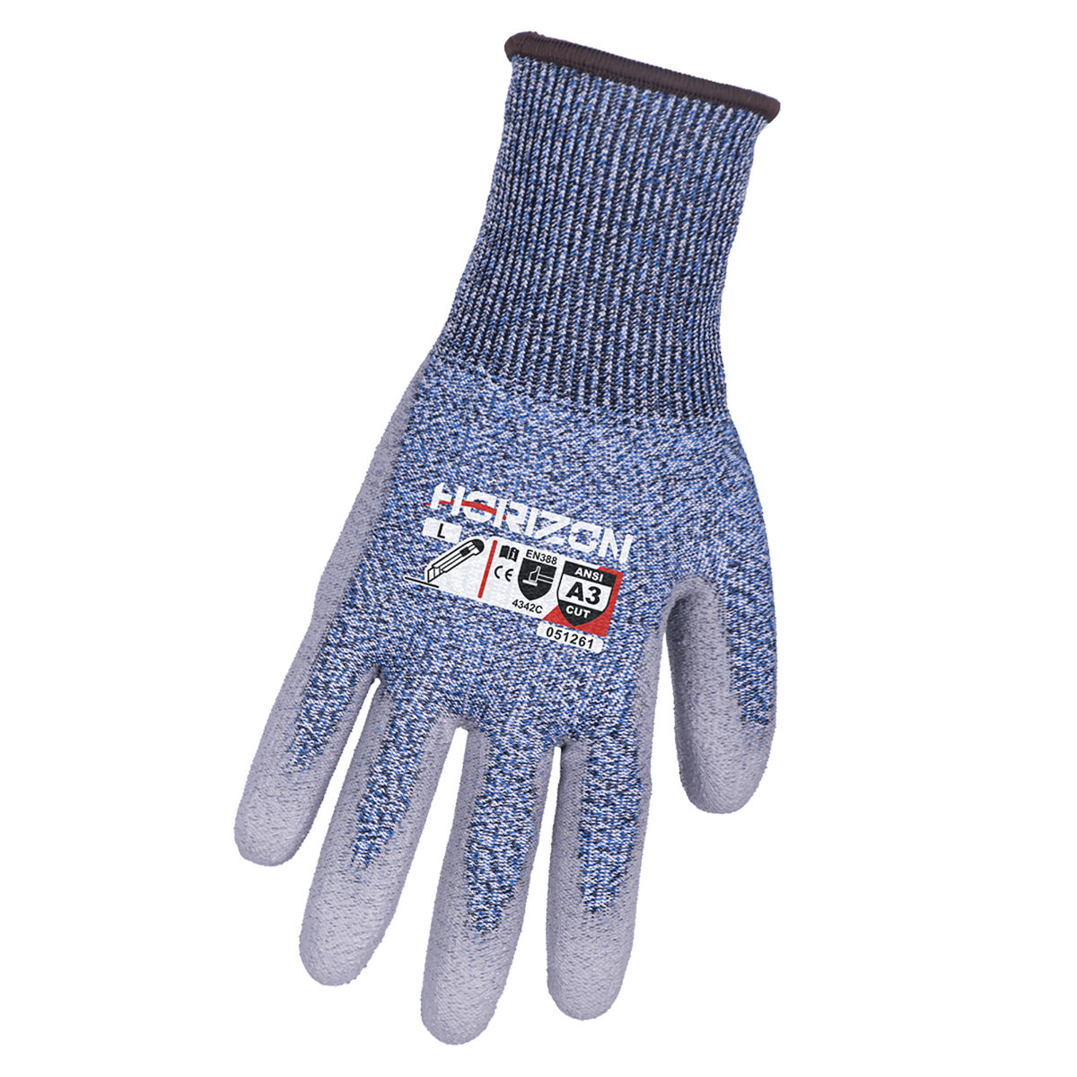 Gants résistants aux coupures A3, gris pâle
