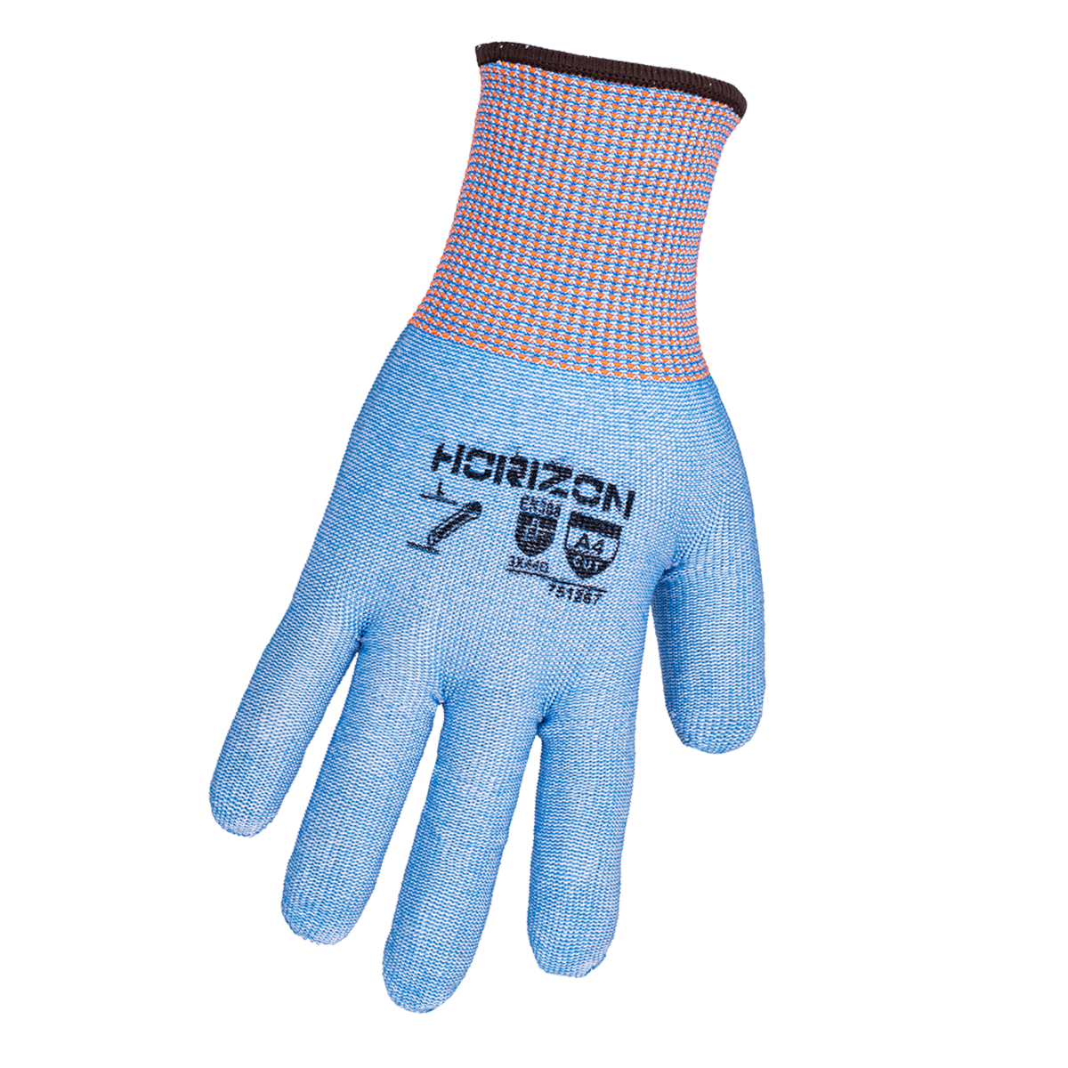 Gants anti-coupure ANSI A4 de qualité alimentaire, bleu