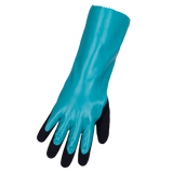 Gants chimiques enduits de nitrile, vert