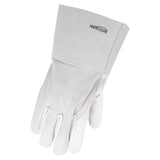 Gants de soudure, gris/blanc