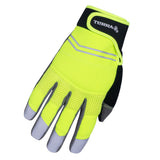 Gants de performance endurance HV, jaune haute visibilité/gris