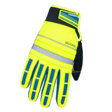 Gants d'hiver haute visibilité SELCIUS+. gris/brun