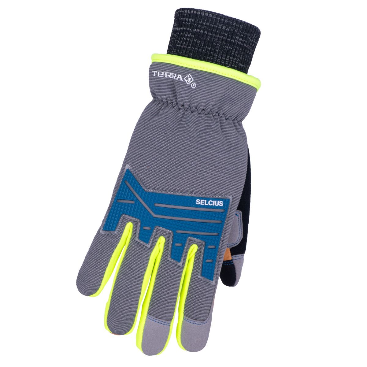 Gants de performance d’hiver SELCIUS, gris/brun