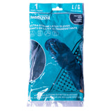 Gants en latex et néoprène de 28 mil, bleu