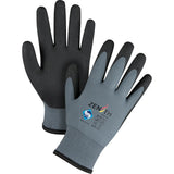 Gants enduits de première qualité ZX-30°, 8/Moyen, rêvetement pvc, calibre 15, enveloppe en Nylon