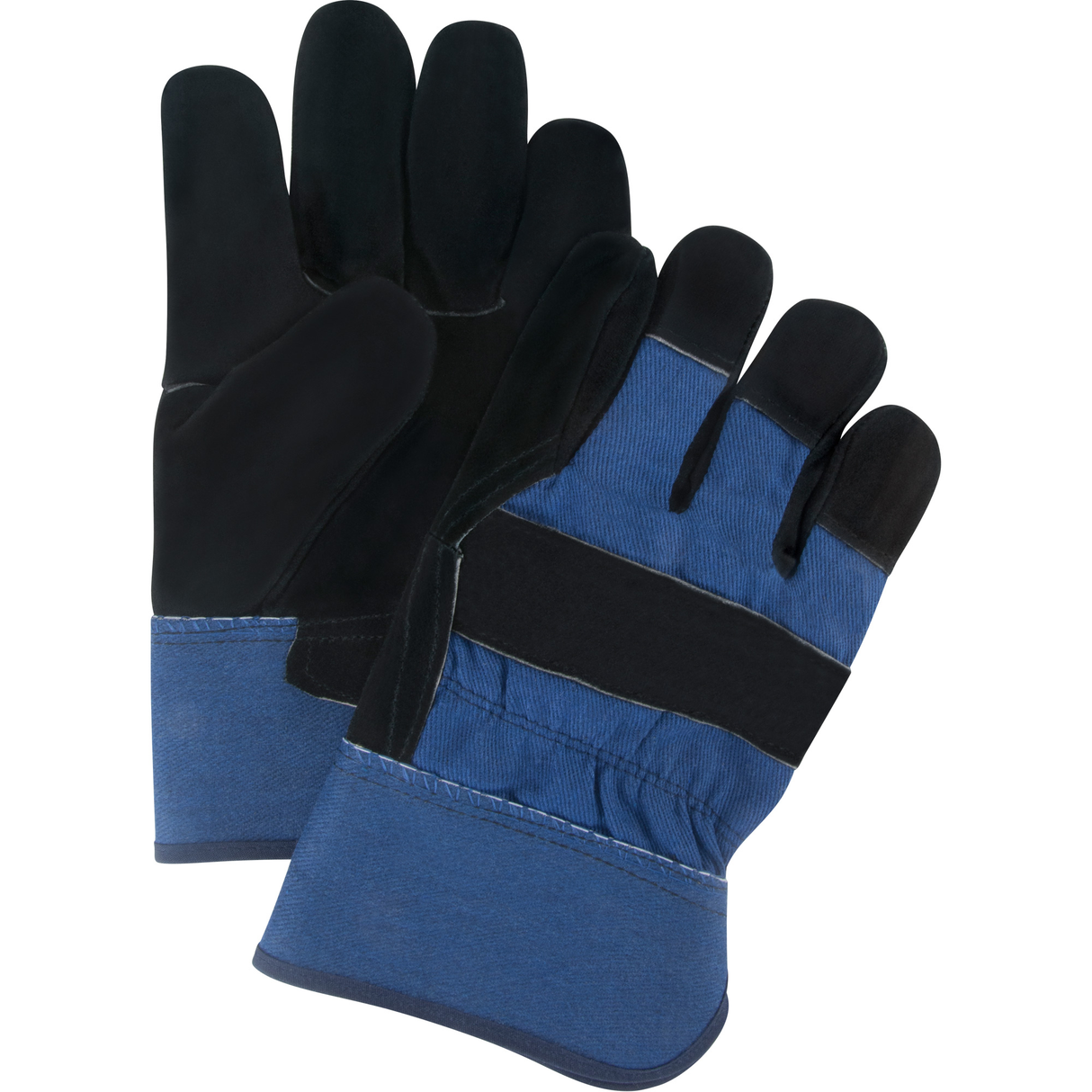 Gants d'ajusteur doublés pour l'hiver à chaleur supérieure, Paume en Cuir de vache refendu, Doublure en Thinsulate