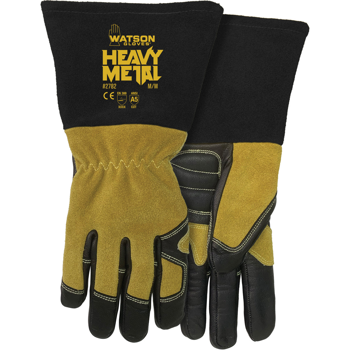 Gants de soudage MIG/électrode 2782 Fired Up pour femmes, Cuir fleur de vache