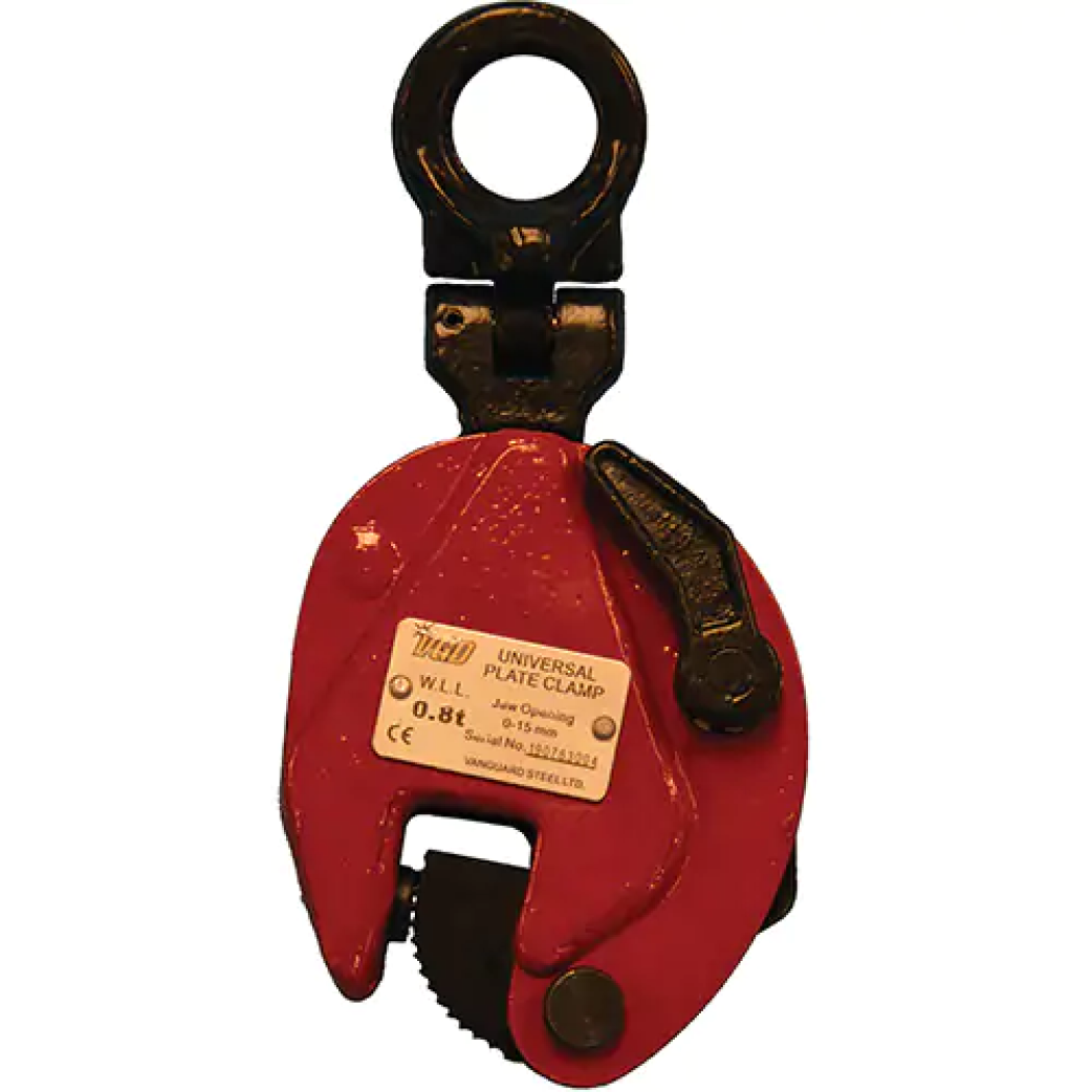 Griffe de levage universelle VUPC, 4000 lb (2 tonnes), Ouverture de la mâchoire de 0" - 1"