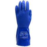 S017, Gant PVC triple, Alimentation, résistance chimique AJKL, 30 cm, flexible