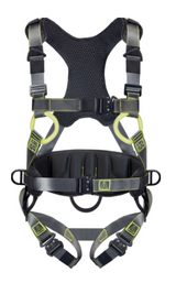 HAA35M, Harnais haut de gamme, équipé de 2 points d'ancrage (sternal et dorsal), doté de mousses de confort et de boucles automatiques