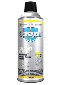 Lubrifiant au molybdène pour chaîne LU202, Canette aérosol -