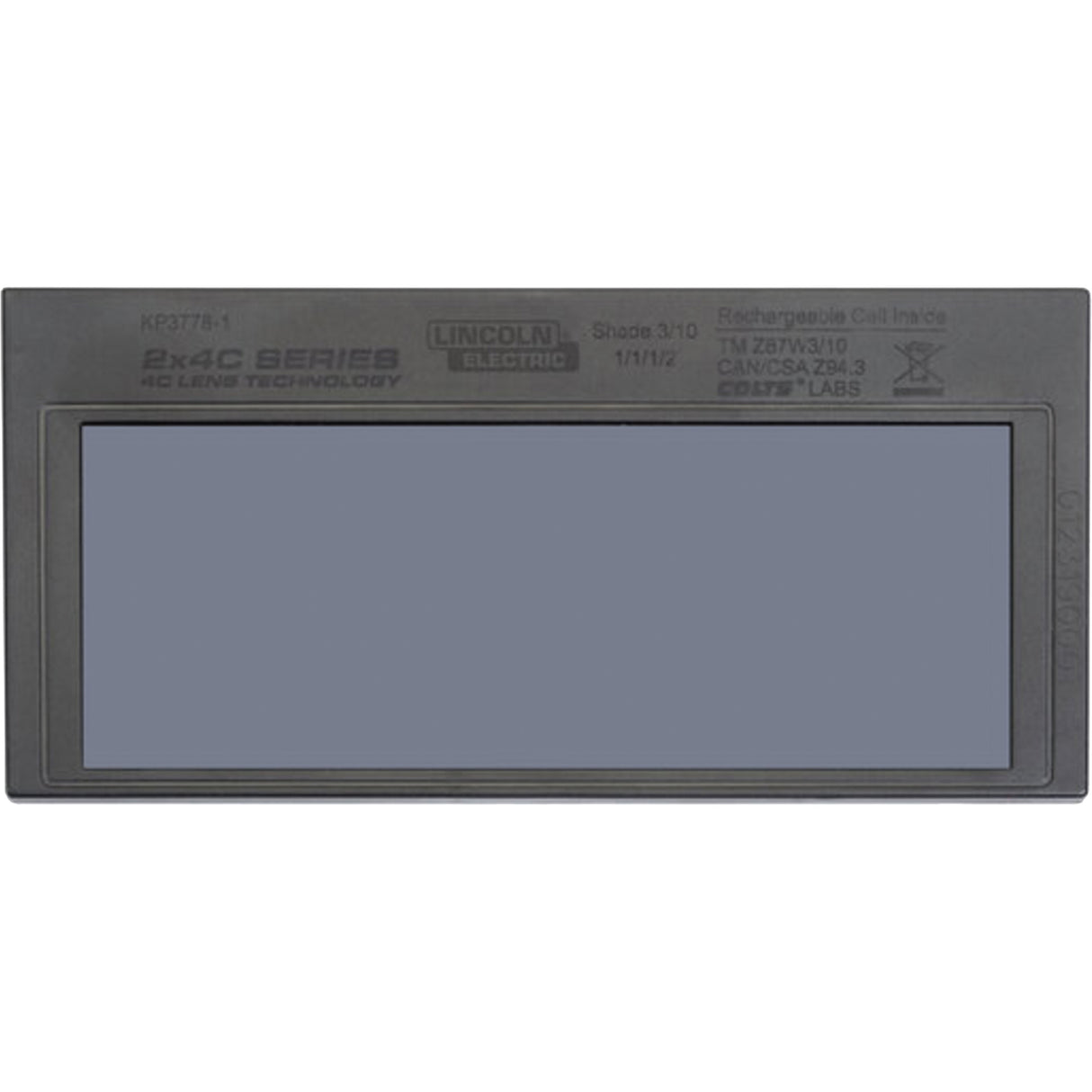 Lentille auto-assombrissante viking série 2x4C avec opacité fixe de 10