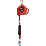 Cordage de sécurité autorétractable Rebel, 33', Acier galvanisé, Pivotant