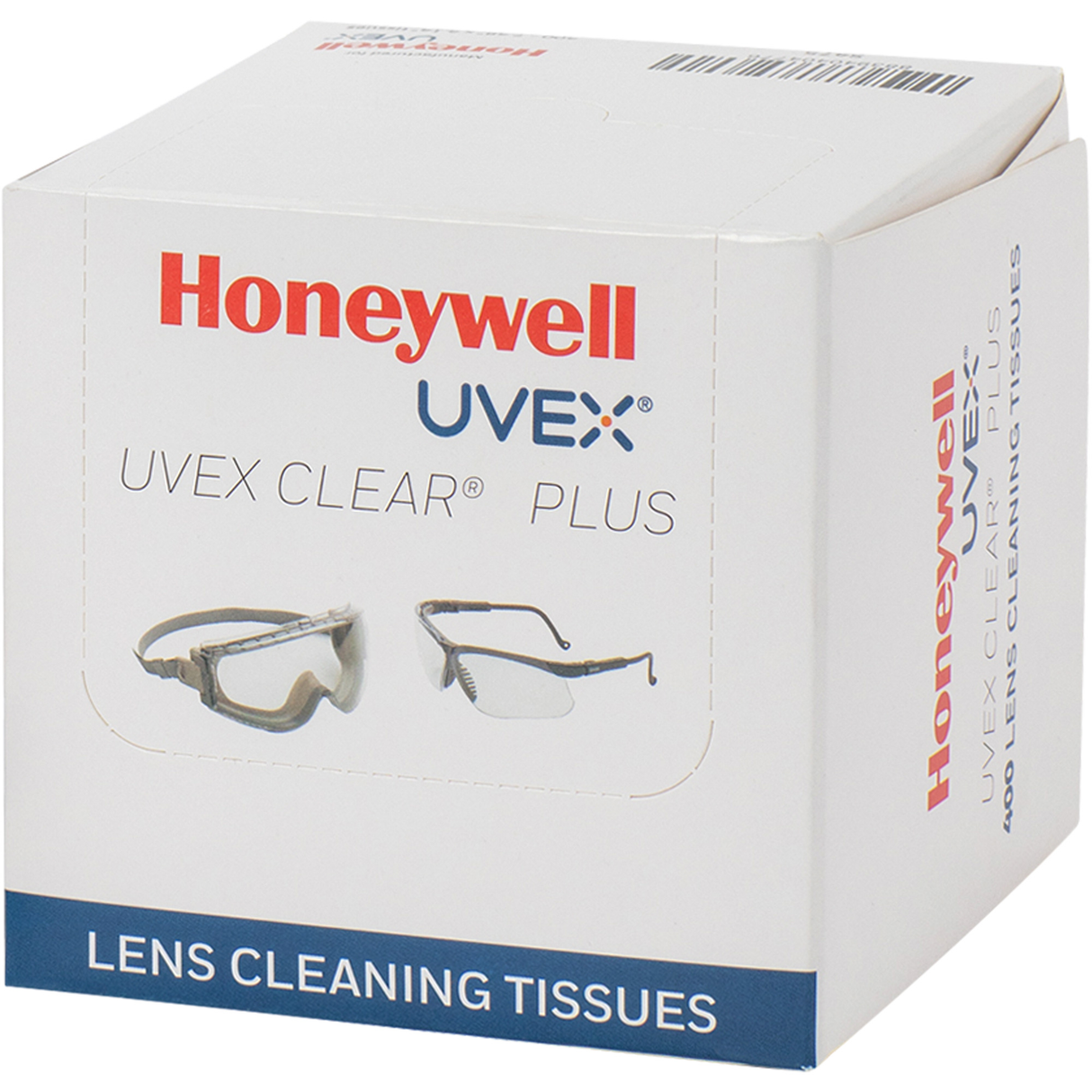 Boite de 400 serviettes pour lentilles Uvex Clear Plus, 4,125" x 3,96"