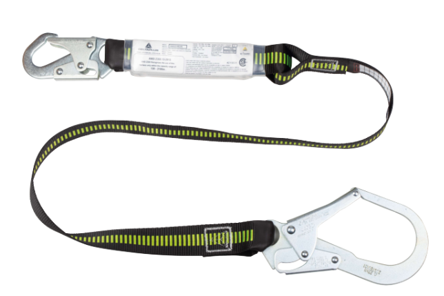 AN503180JW, Longe à absorbeur d'énergie compacte en sangle haute résistance