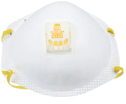 Respirateur contre les particules 8511, N95, Certifié NIOSH