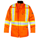 Parka ignifuge haute visibilité, Orange