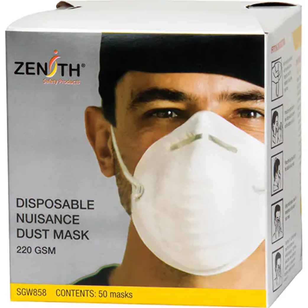 Boite de 50 masques jetables contre les poussières nuisibles