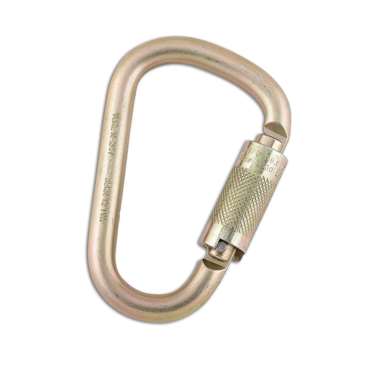 mousqueton de verrouillage à torsion automatique en acier allié - ouverture de 1"