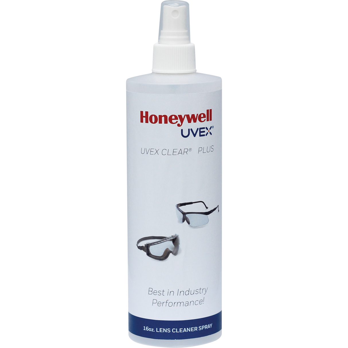 Solution de nettoyage de lentilles Uvex Clear Plus, 473 ml