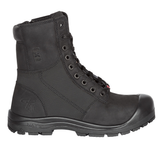 PF368 bottes  de travail 8" en cuir, cap en acier pour femme, noir
