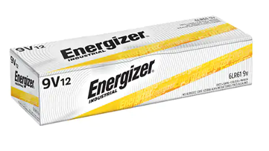 Piles alcalines industrielles, 9 V