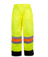 Pantalon de signaleur impérméable, jaune