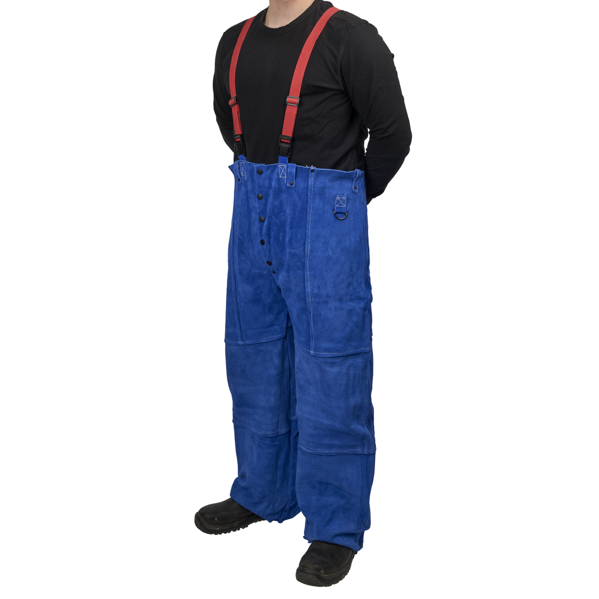 Pantalon de soudeur 42", bleu, 2T-Grand