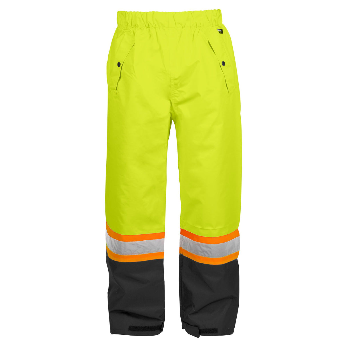 Pantalon de pluie haute visibilité 300 derniers, Jaune