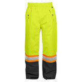 Pantalon de pluie haute visibilité 300 derniers, Jaune