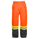 Pantalon de pluie haute visibilité 300 derniers, orange