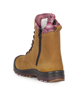PF358, camel, bottes  de travail 8" en cuir, cap en acier pour femme