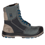 PF358, mauve, bottes  de travail 8" en cuir, cap en acier pour femme
