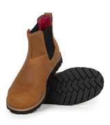PF6006, camel, bottes  de travail 6" en cuir, cap en acier pour femme
