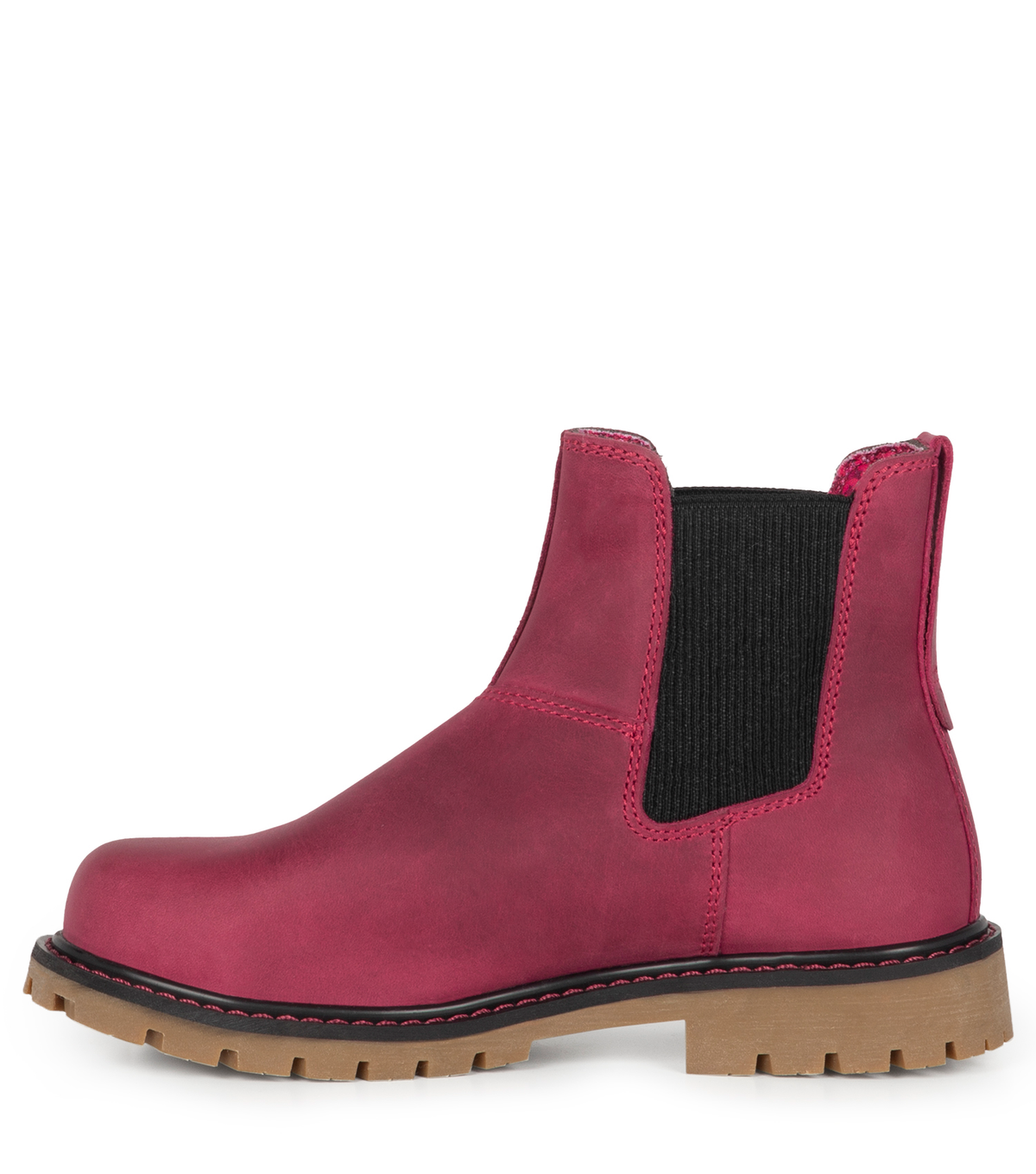 PF6008, framboise, bottes  de travail 6" en cuir, cap en acier pour femme