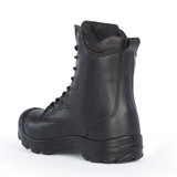 S552, noir, bottes  de travail 8" en cuir, cap en acier pour femme