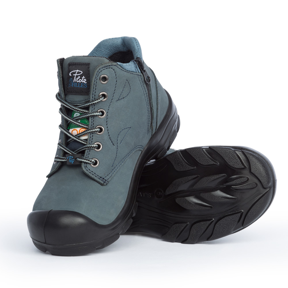 S556 Marine, bottes  de travail 6" en cuir nubuck, cap en acier pour femme