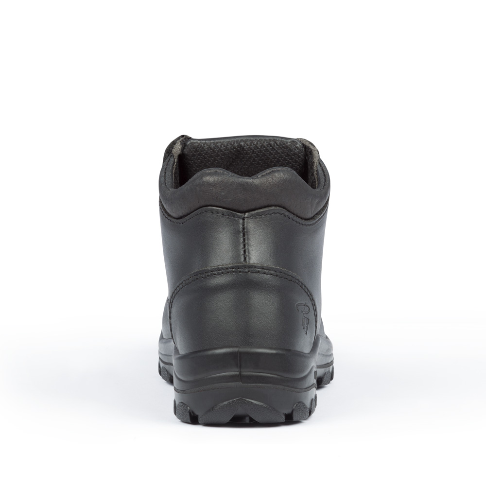S559 Noir, bottes  de travail 6" en cuir, cap en acier pour femme