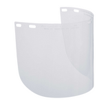 Visière polycarbonate plate, transparente et adaptable