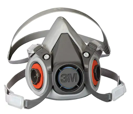 Respirateur réutilisable à demi-masque série 6000, Thermoplastique