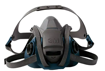 Respirateur à demi-masque série 6500QL avec mécanisme de bascule Quick-Latch, Silicone