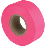Rubans pour signalisation, 1, 1875" la x 150' lo, rose fluorescent