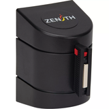 Barrière murale magnétique avec bande magnétique, Plastique, Fixation magnétique, 15', Ruban Noir et jaune