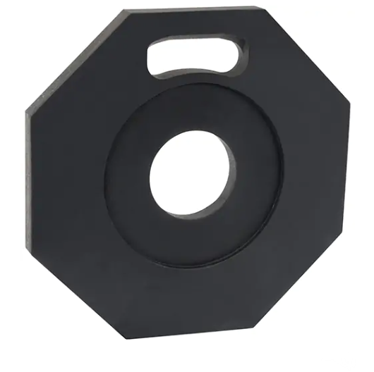Base en caoutchouc pour poteaux délineateurs de qualité supérieure, 12 lb
