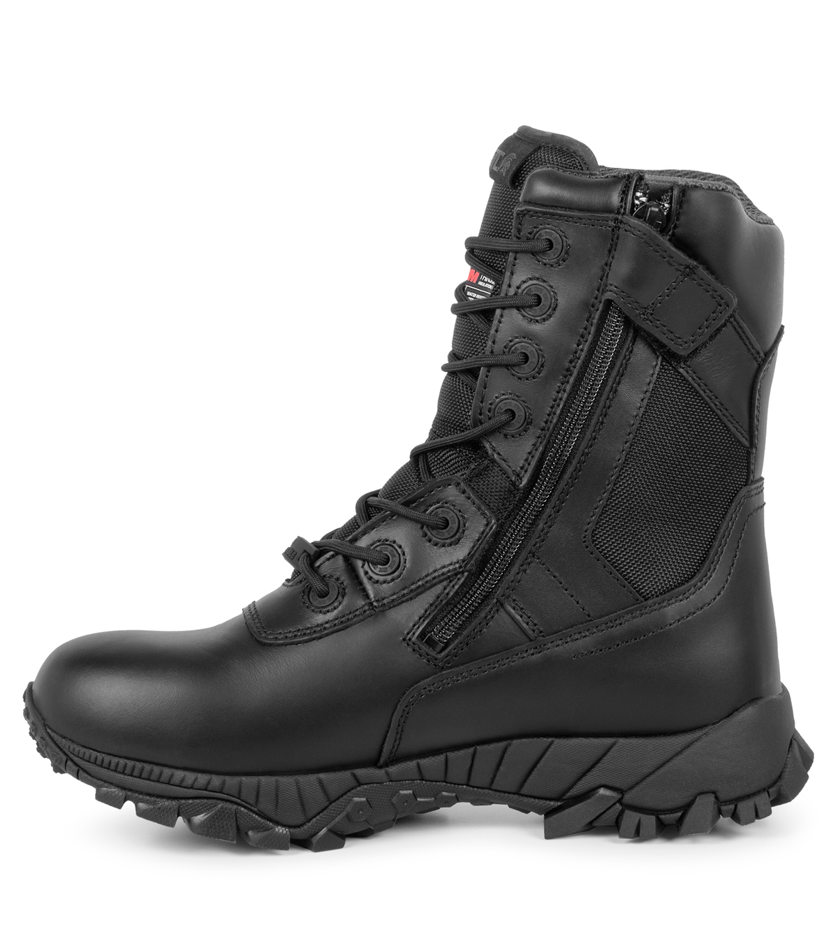 Tactik soft toe 200, noir, bottes  tactiques 8" imperméables  200g, largeur large
