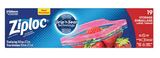 Boite de 19 sac d'emballage Ziploc